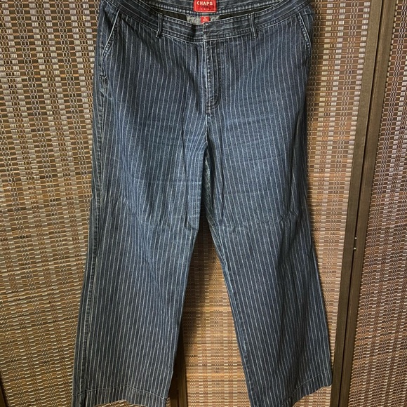 Jenology Chaps Denim Size 16 Jean Trousers 2-front pleats 2-back pockets. - Picture 5 of 6